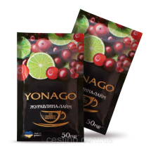 Концентрат напою Чай Журавлина-Лайм YONAGO, 20х50г,