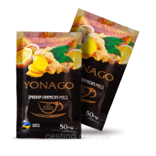 Концентрат напою Чай Імбир-Лимон-Мед YONAGO, 20х50г,